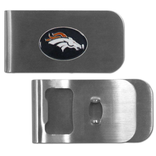 Denver Broncos Bottle Opener Money Clip