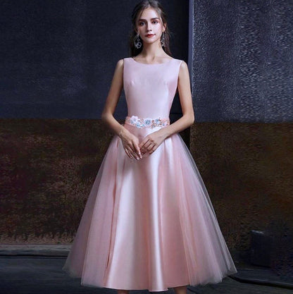 Winter Rose - Silk Flowers Blush Bridal Belt/Sash