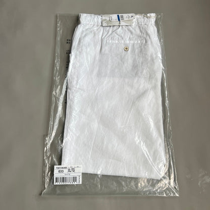 TOMMY BAHAMA Women's Palmbray Tapered Linen Pant White Size XL (New)