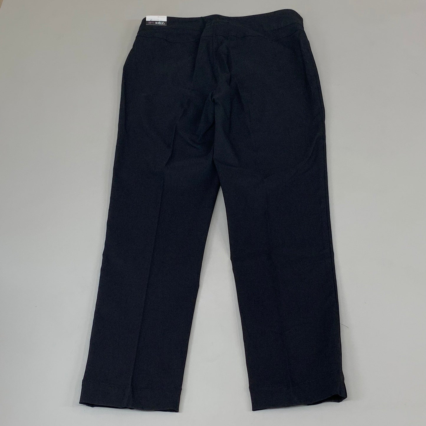 MULTIPLES Narrow Leg Pant Petite Women's Sz 12 Black M2604P