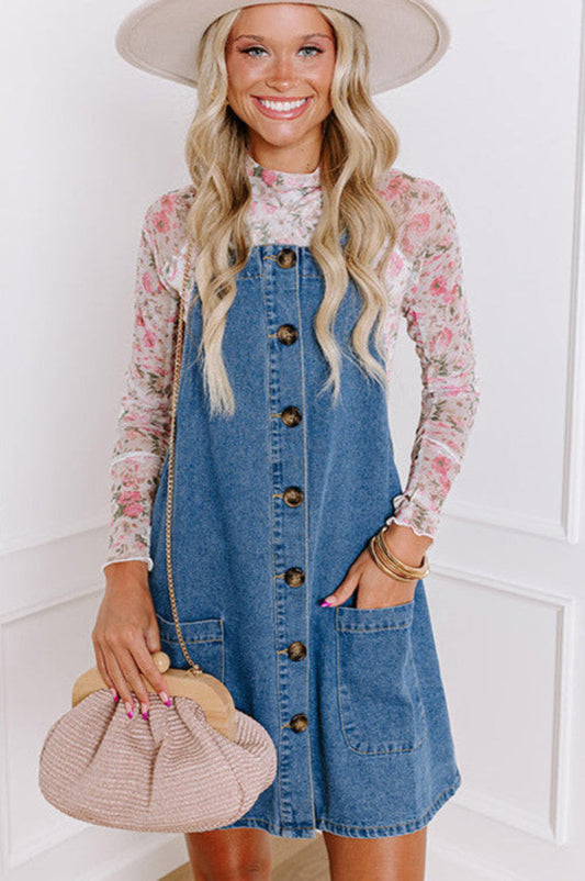 Denim Jumper Dress