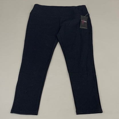 MULTIPLES Legging Petite Women's Sz L Black M9031P