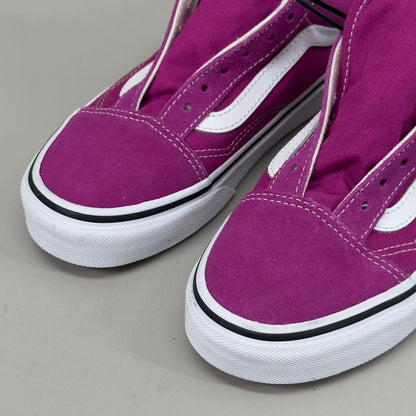 VANS Old Skool Sneakers Canvas & Suede Women's Sz 5.0 Men's Sz 3.5 Purple As-is