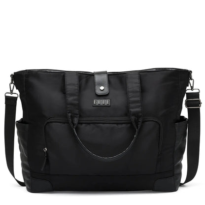Voyage 25L Twill and Vegan Leather Weekender Tote Bag