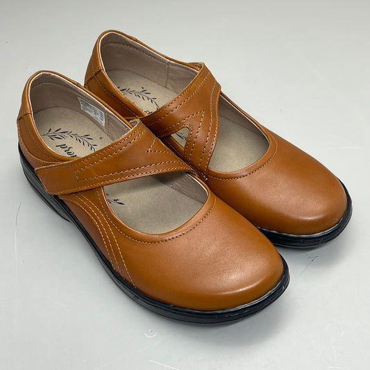 PROPET Golda Mary Jane Shoe Adjustable Lightweight Women's Sz 7 X(2E) Teak WCA053L