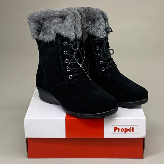 PROPET Winslow Winter Lace Up Casual Boot XX(4E) Women's SZ 7 Black WFX016SBLKE-07