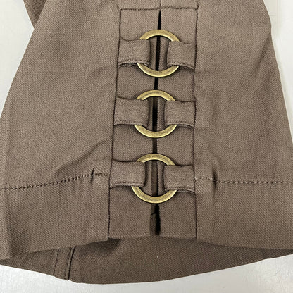 MULTIPLES Ankle Pants Petite Women's Sz 10P Truffle M33709PP