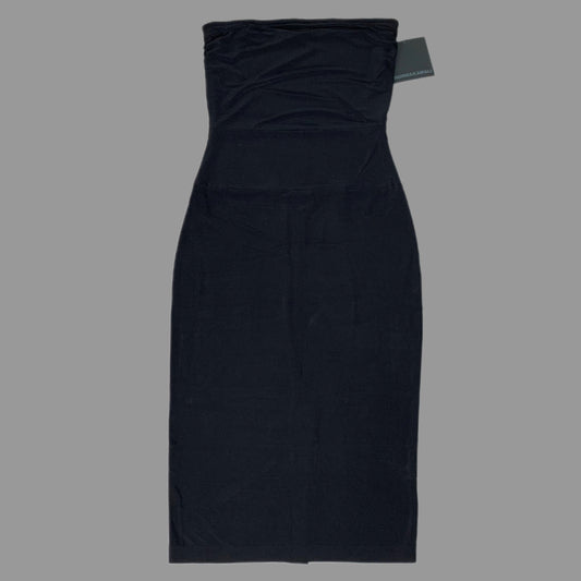 NORMA KAMALI Strapless Dress To Knee SZ M/38 Black KK4253PL097001 (New)