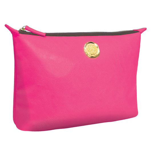 Raspberry Pink Large Cosmetic Bag
