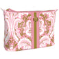 Pink Damask Large Cosmetic