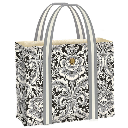 Damask Noire Tote Bag
