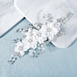 Rylee - Floral Pearl and Crystal Bridal Hair Clip