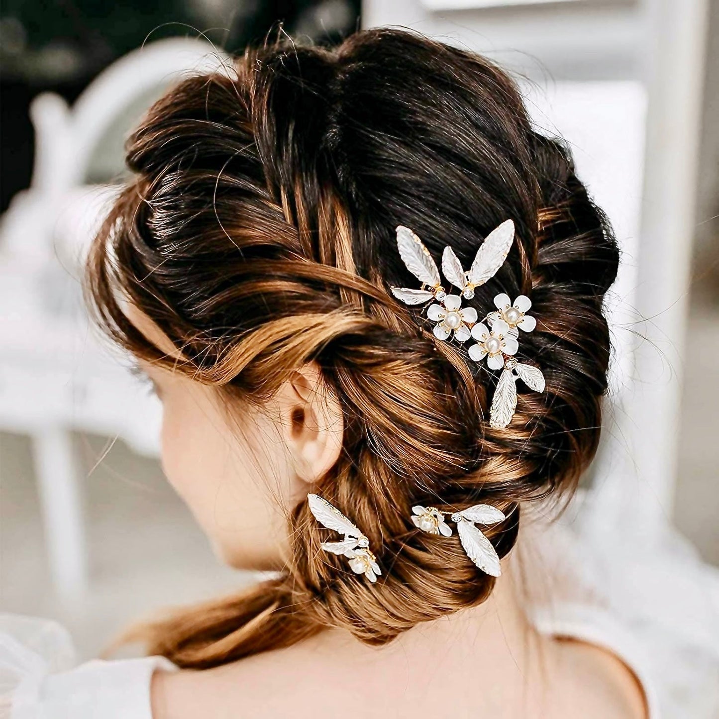 Cersei - Romantic Bridal Hair Comb and Pins Set