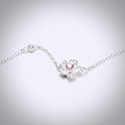 "Lilo" - Cherry Blossom Earrings and Bracelet Set, Flower Girl Gift