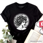 Medusa Spooky Portrait T-Shirt, Horror Villain Theme Halloween Tee