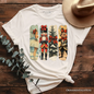 Ballet and Nutcracker Christmas T‑Shirt, Coquette Bow and Mouse Vintage Holiday Tee