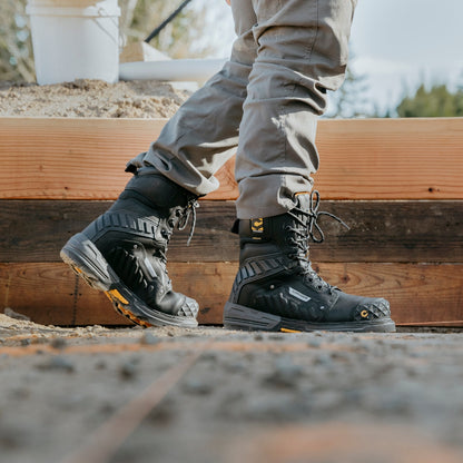 Scorpion 9” Composite Toe Men’s Waterproof Work Boot - Black