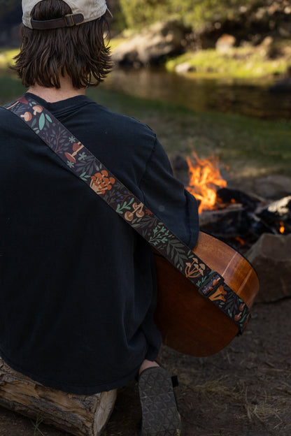 Forest Foliage Guitar Strap