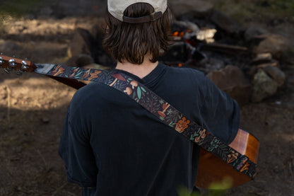 Forest Foliage Guitar Strap