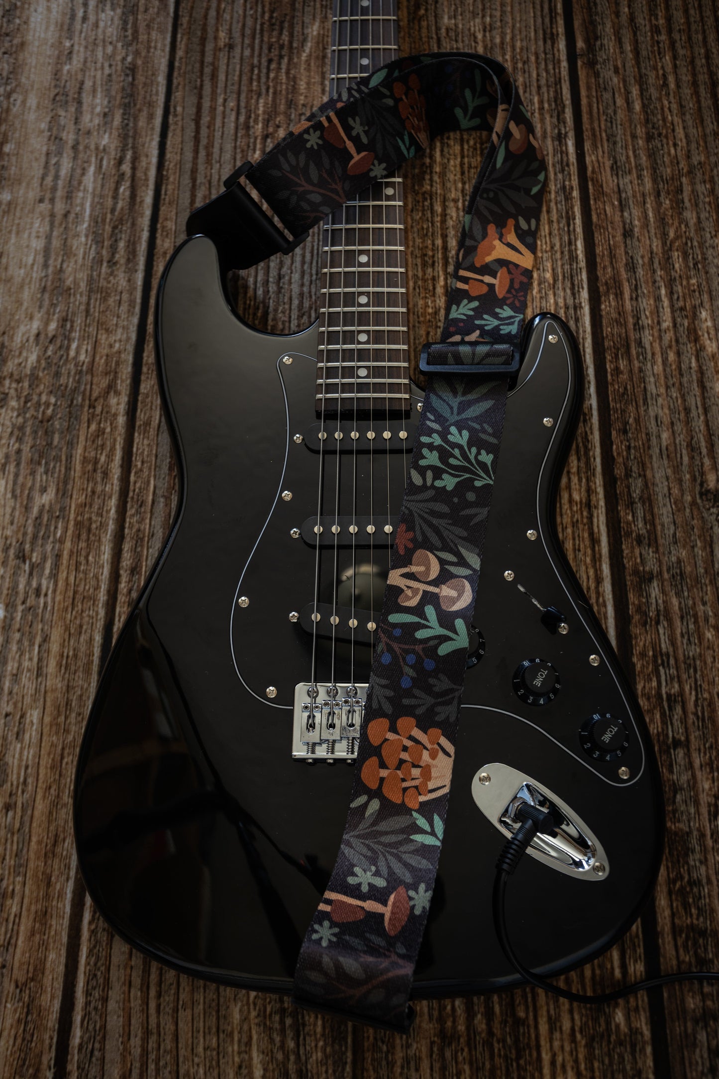 Forest Foliage Guitar Strap