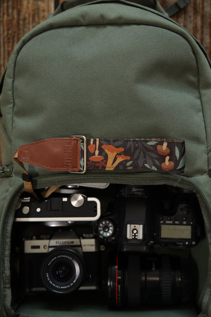 Forest Foliage Camera Wrist Strap