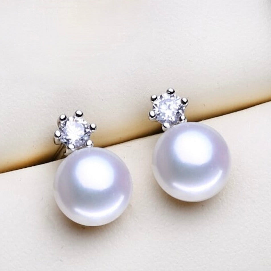 "Juniper" - Freshwater Pearl and Sterling Silver Bridal Jewelry Set