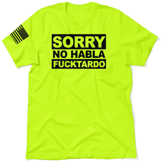 F*cktardo - Safety Yellow T-Shirt