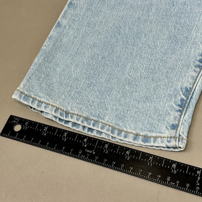 LEVIS Ribcage Straight Ankle Performance Jeans Women's Sz 26x27 Blue Light Wash