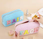 Cosmetic college patch make up bag -clearance