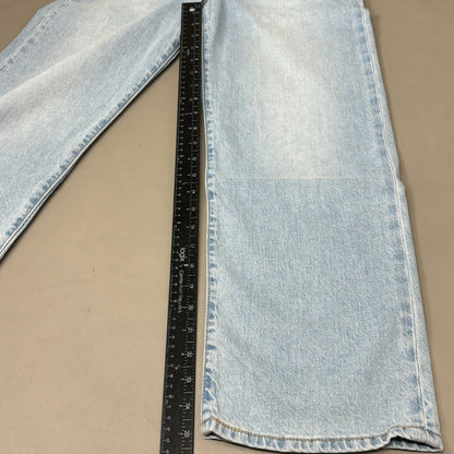 LEVIS Ribcage Straight Ankle Performance Jeans Women's Sz 26x27 Blue Light Wash