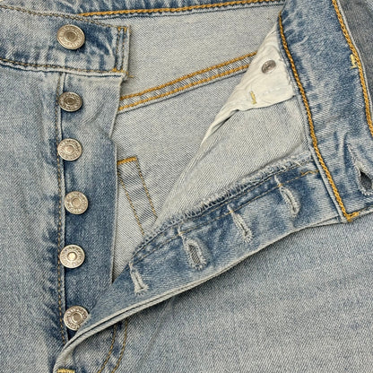 LEVIS Ribcage Straight Ankle Performance Jeans Women's Sz 26x27 Blue Light Wash
