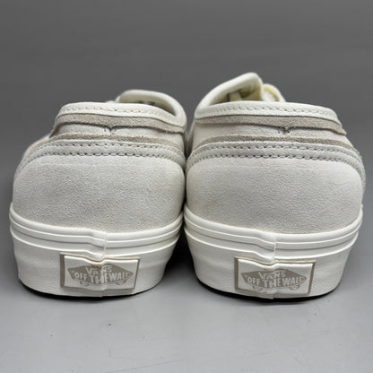 VANS Authentic Sliver Sneakers Shoes Women's Sz 9 White/White VN000D6DWWW