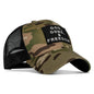 God, Guns, And Freedom Patch Mid-Profile Mesh Snapback Hat