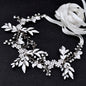 Ivy - Bohemian Opal Bridal Belt/Sash- Available in Gold and Silver