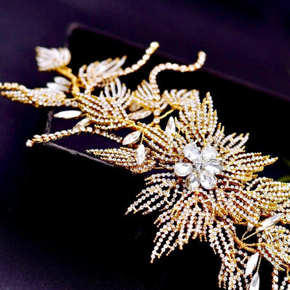 Eldorado - Gold Crystal Bridal Hair Accessory