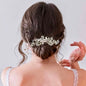 Galina - Pearl and Crystal Bridal Hair Comb- Available in Gold and Silver