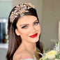 Sybil - Gold Crystal Bridal Headdress