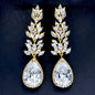 Aleda - Cubic Zirconia Bridal Earrings - More Colors Available