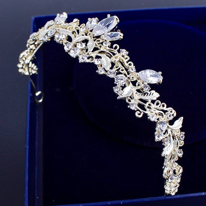 Callie - Gold Crystal Bridal Tiara