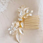 "Malia" - Gold Opal Bridal Hair Comb