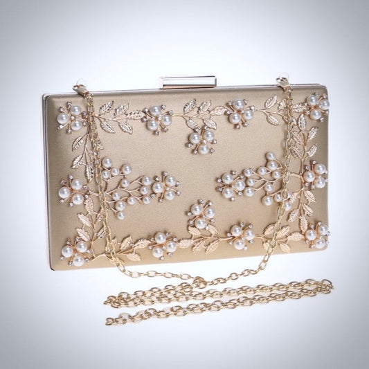Angela - Gold Bridal Handbag Clutch