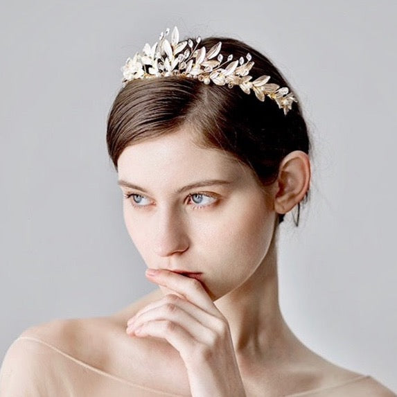 Reverie - Bohemian Rose Gold Bridal Tiara
