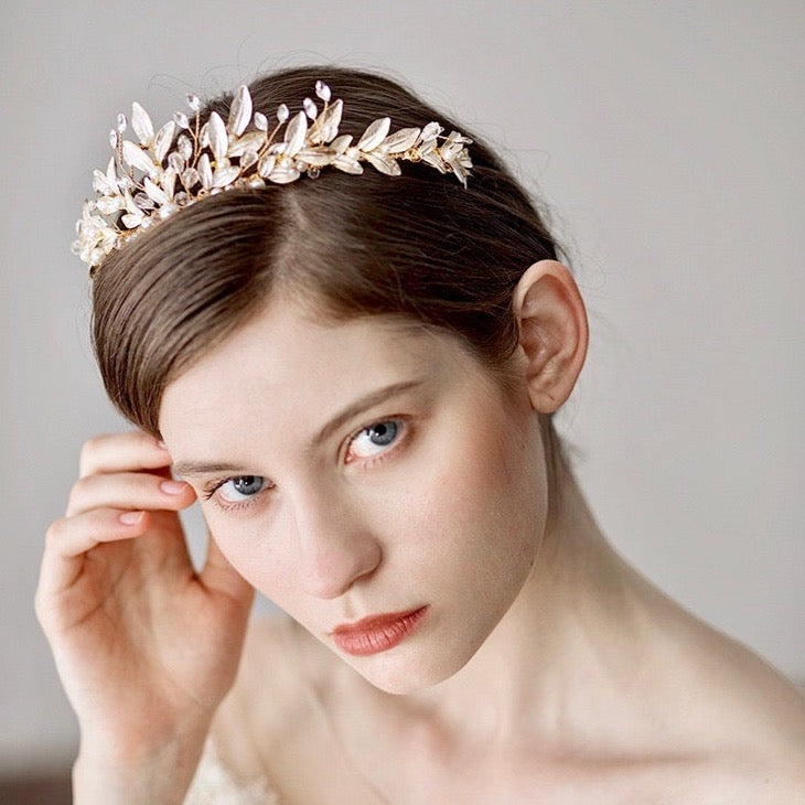 Reverie - Bohemian Rose Gold Bridal Tiara