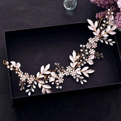 Ivy - Bohemian Crystal Headband - Available in Silver, Gold and Rose Gold