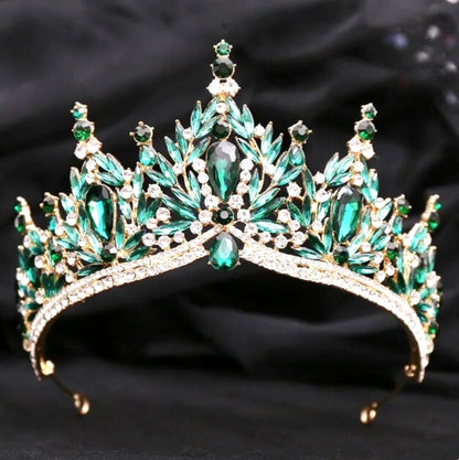Manohla -  Crystal Wedding Tiara - More Colors