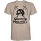 Groomed Violently Skull Men's T-Shirt