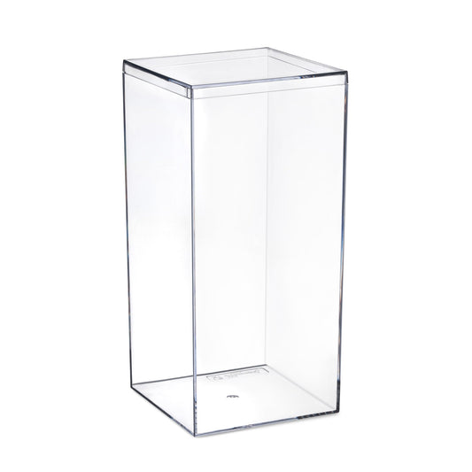 Clear Acrylic Boxes 4"X4"X8" 3 Pack