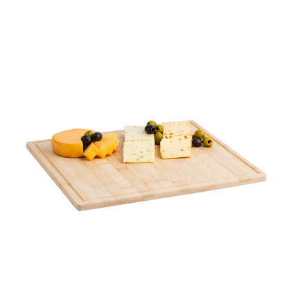 Bamboo Cutting Board Tray 14x14x0.5  2 Pack