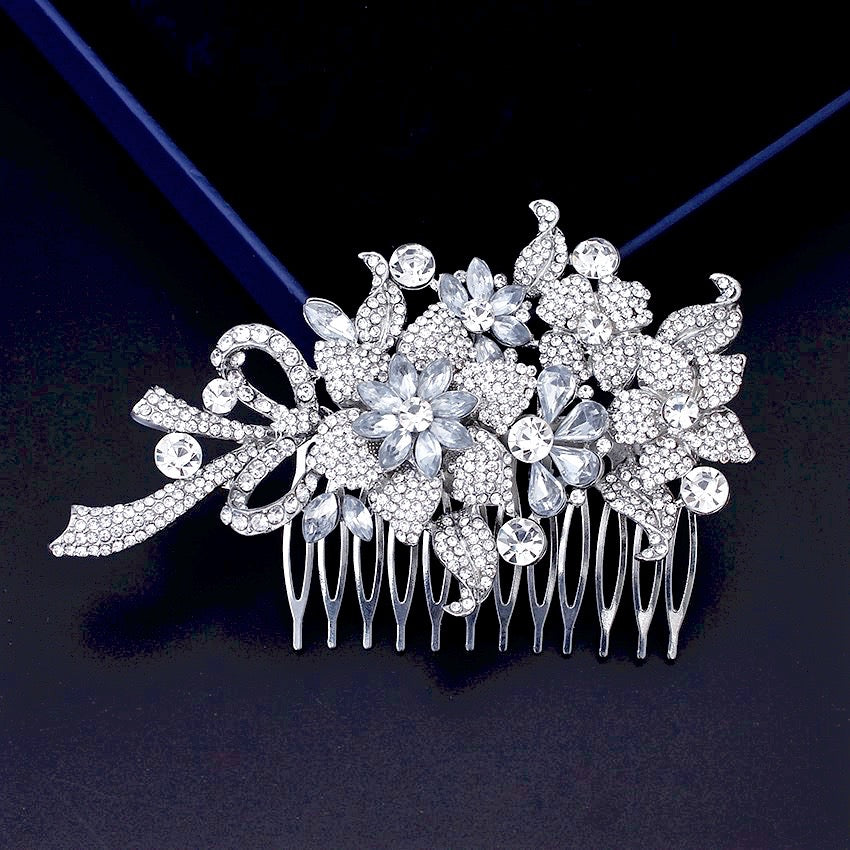 "Auna" - Crystal Bridal Hair Comb