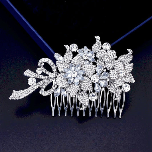 "Auna" - Crystal Bridal Hair Comb